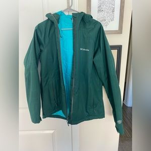 Columbia insulated raincoat